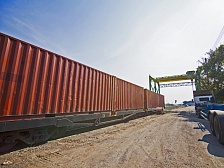 В Саратовскую область прибыл первый контейнерный поезд из Китая с томатной пастой