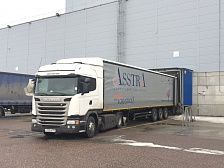 Холдинг AsstrA-Associated Traffic AG провел тест нового тягача Scania G340, работающего на метане